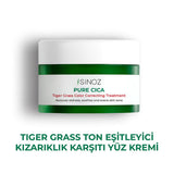 Sinoz Pure Cica Tiger Grass Facial Cream - Redness Relief, Tone Correction, Sensitive Skin Soothing, and Barrier Repair - Centella Asiatica