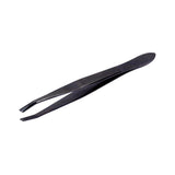 Solingen Slanted Tip Tweezers in Matte Black (1 pc)