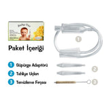 BebeVak Baby-Vac Nasal Aspirator for Newborns - Gentle Relief from Nasal Congestion, Easy to Use, Hygienic Design