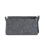 Coco Clementine Felt Storage Basket - Modern Home Organization Solution for Clothes, Toys, and Office Supplies