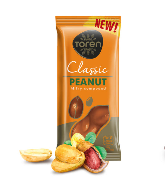 Toren classic peanut compound chocolate 52g 24pk
