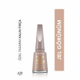 Flormar Jelly Look Nail Polish - High Pigment, Long Lasting, Jelly Finish