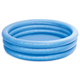 Intex Crystal Blue Inflatable Swimming Pool: Safe, Fun Water Play for Kids - 57.87" Diameter, Durable Vinyl