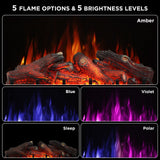 Eternal Flame EF26-LG Smart Electric Fireplace Logs, WiFi Enabled