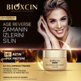 Bioxcin Anti-Aging Face Cream with Gold Particles - Luxurious Hydrating Cream for Fine Lines & Wrinkles, 1.69 fl oz