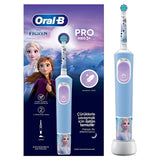 Oral-B Electric Toothbrush for Kids - D100 Frozen Edition, Rechargeable, Gentle Cleaning, 2 Brushing Modes