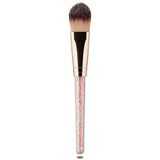 Eklips Pro Shine: Tapered Foundation Brush for Flawless Makeup - Precise Application, Blending, and Full Coverage
