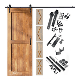 Classic Single Barn Door Kit | Black Hardware