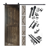 Classic Single Barn Door Kit | Black Hardware