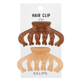 Eklips Frosted Octopus Hair Clips for Secure Hold 2-Pack