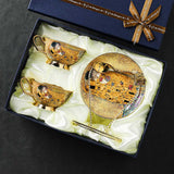 Egyptian Love Bone China Cup& Saucer Set | 3CARATS