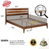 Emery Solid Wood Bed Frame
