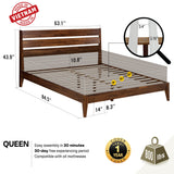 Emery Solid Wood Bed Frame