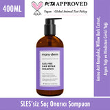 Maruderm Sulfate-Free Shampoo with Argan Oil & Coconut Oil for Damaged Hair - 13.53 fl oz