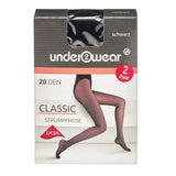 Underwear 20 Denier Lycra Sheer Tights in Black