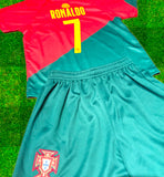 Kids Cristiano Ronaldo Portugal Soccer Jersey Home Toddler & Youth Sizes