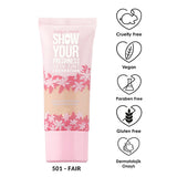Show by Pastel Skin Tint Foundation - Natural Makeup with Long-lasting Coverage, Vegan & Cruelty-Free