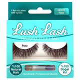 Lush Lash Posy Natural Hair False Eyelashes LU-617, 1 Pair