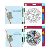 Lino Aqua Magic Book Mandala: Reusable, No Mess Water Painting Book for Kids - Hours of Creative Fun.