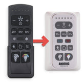 Anderic Substitute For Harbor Breeze FA0198 Ceiling Fan Remote Control | Arbormere 60-in  | 4L000016210, A25-FA0198A [RRFA0318]