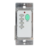 Anderic FAN-55T Wireless Wall Plate Ceiling Fan Remote Control for Fan28R Receiver | 304 MHz | 2AAZPFAN55T- FAN55T