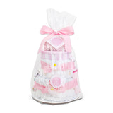 Sweet Baby Girl Diaper Cake Gift Basket
