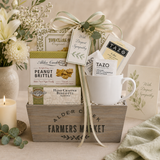 With Sympathy Tea Gift Basket