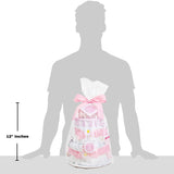 Sweet Baby Girl Diaper Cake Gift Basket