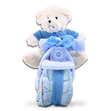 Motorcycle Diaper Cake-Boy Gift Basket