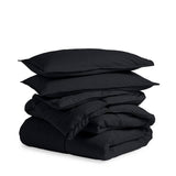 Full/Double size Luxuriously Soft Down Alternative Comforter Set in Black