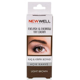 New Well Eyebrow & Eyelash Dye for Natural Definition Light Brown