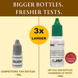 GOLD/SILVER Test Acid Tester Kit 10k 18k .999 .925 Sterling Testing Stone Detect