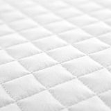 Twin/Twin XL Lightweight White Ultra Soft 2-Piece Microfiber Quilt Set
