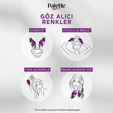 Palette Hair Dye - Ash Light Blonde (Küllü Açık Sarı) - Intense Color & Nourishing Formula