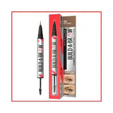 Maybelline Build-A-Brow: 2-in-1 Soft Brown Eyebrow Pen & Setting Gel | Long-Lasting Definition, Easy Application, Natural Look