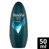 Rexona 72 Hour Protection Men's Deodorant Roll-On - Long-Lasting Antiperspirant for Active Men