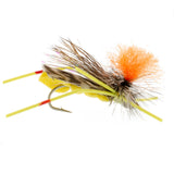 Grasshopper Trout Flies Assortment Foam Hoppers - 9 Flies Size 10