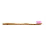 Humble Brush Soft Bristle Bamboo Toothbrush - Eco-Friendly, Biodegradable Adult Purple Toothbrush for Sensitive Teeth & Gums