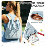 Fitness Backpack Drawstring Backpack, Badminton Racket Backpack, Yoga Fitness Bag，Cycling Travel Backpack