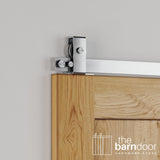 Flat Top Top Mount Stainless Steel Barn Door Hardware Kit