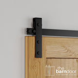 Flat Top Strap Stainless Steel Barn Door Hardware Kit