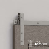 Flat Top Strap Heavy Duty Sliding Barn Door Hardware Kit