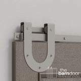 Horseshoe Heavy Duty Sliding Barn Door Hardware Kit