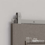 J Top Mount Heavy Duty Sliding Barn Door Hardware Kit