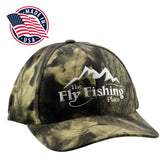 The Fly Fishing Place Logo Cap Low Profile Mossy Oak Break Up Camo USA