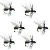 Black Fur Flying Ant Terrestrial Trout Dry Fly - 6 Flies Hook Size 18