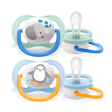 Philips Avent Ultra Animals Baby Pacifier for 0-6 Months - Soothing, Easy to Clean, and Sterilizable