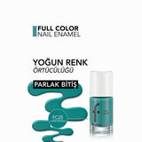Flormar Full Color Extra Intense Pigment Nail Polish - High Pigment Nail Polish for Vibrant Nail Colors