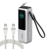 Anker Laptop Power Bank (25K, 165W, Built-In and Retractable Cables)