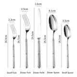 France Embossed Vintage Luxury Gilded Flatware Set | 3CARATS